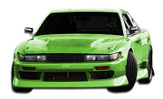 1989-1994 Nissan 240SX S13 Duraflex Silvia S13 Conversion B-Sport Kit - 4 Piece - Includes S13 Conversion B-Sport Front Bumper Cover (104318) S13 Conversion M-1 Sport Fenders (100877) S13 Conversion M-1 Sport Hood (102203)