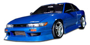 1989-1994 Nissan 240SX S13 Silvia S13 Conversion Type U Kit - 4 Piece - Includes S13 Conversion Type U Front Bumper Cover (104589)S13 Conversion M-1 Sport Fenders (100877) S13 Conversion M-1 Sport Hood (102203)