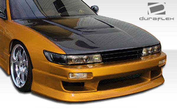 1989-1994 Nissan 240SX S13 Duraflex Silvia S13 Conversion V-Speed Kit - 4 Piece - Includes S13 Conversion V-Speed Front Bumper Cover (102204) S13 Conversion M-1 Sport Fenders (100877) S13 Conversion M-1 Sport Hood (102203)