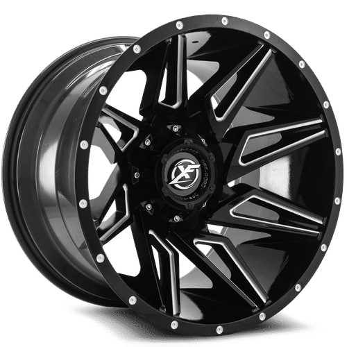 XF OFFROAD XF-218 Gloss Black Milled