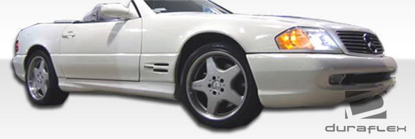 1990-2002 Mercedes SL Class R129 Duraflex AMG Style Body Kit - 5 Piece - Includes AMG Style Front Bumper Cover (103088) AMG Style Side Skirts Rocker Panels (103089) AMG Style Rear Bumper Cover (103090) AMG Style Rear Wing Trunk Lid Spoiler (105072)