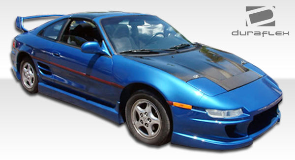 1991-1995 Toyota MR2 Duraflex Type B Body Kit - 5 Piece - Includes Type B Front Bumper Cover (101034) Type B Rear Add On Bumper Spat Extensions (101035) Type B Side Skirts Rocker Panels (101036)