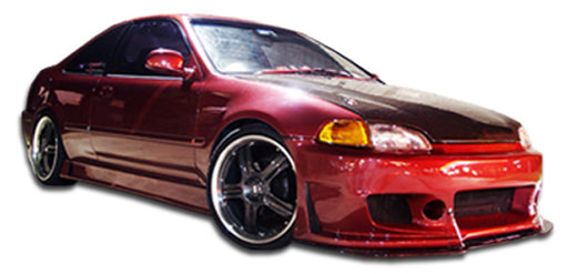 1992-1995 Honda Civic 2DR / 4DR Duraflex B-2 Body Kit - 4 Piece - Includes B-2 Front Bumper Cover (101113) B-2 Side Skirts Rocker Panels (105542) B-2 Rear Bumper Cover (105543)