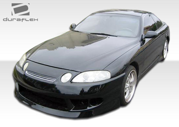 1992-2000 Lexus SC Series SC300 SC400 Duraflex V-Speed Body Kit - 4 Piece - Includes V-Speed Front Bumper Cover (101183) V-Speed Rear Lip Under Spoiler Air Dam (101184) V-Speed Side Skirts Rocker Panels (101185)