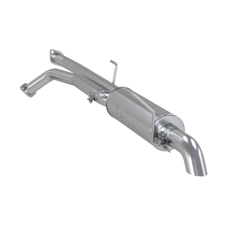 MBRP 07-08 Toyota Tundra Cat Back Turn Down Échappement aluminisé à un seul côté