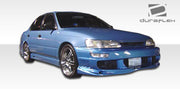 1993-1997 Toyota Corolla Geo Prizm Duraflex Bomber Body Kit - 4 Piece - Includes Bomber Front Bumper Cover (101324) Bomber Rear Bumper Cover (101325) Bomber Side Skirts Rocker Panels (102033)
