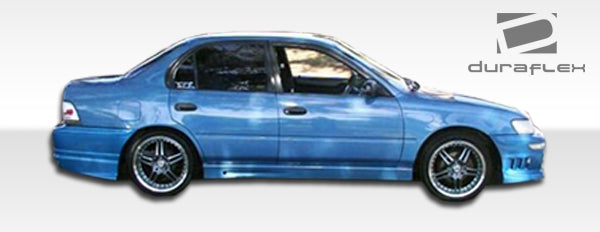 1993-1997 Toyota Corolla Geo Prizm Duraflex Bomber Front Bumper Cover - 1 Piece