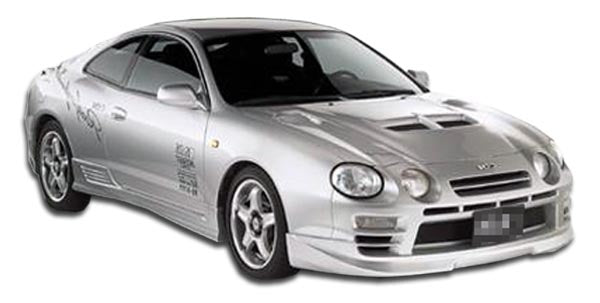 1994-1999 Toyota Celica 2DR Duraflex C-5 Body Kit - 4 Piece - Includes C-5 Front Bumper Cover (101501) Vader Side Skirts Rocker Panels (101504) Vader Rear Bumper Cover (103426)