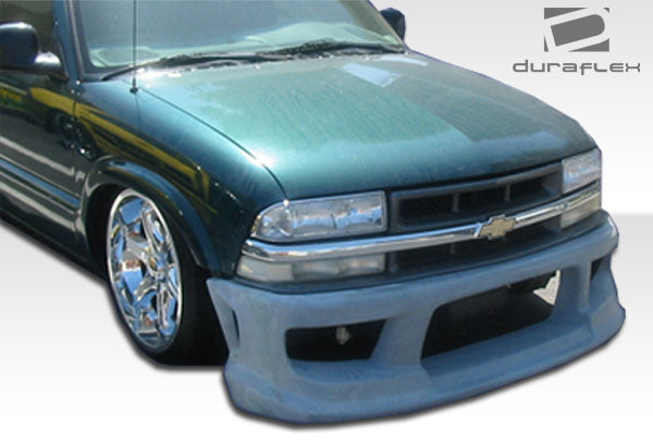 1994-2004 Chevrolet S-10 Standard Cab Duraflex Stepside Drifter Body Kit - 6 Piece - Includes Drifter Front Bumper Cover (101417) Drifter Rear Bumper Cover (101420) Drifter Side Skirts Rocker Panels - 4 Piece (101421)