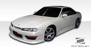 1995-1996 Nissan 240SX S14 Duraflex V-Speed Body Kit - 4 Piece - Includes V-Speed Front Bumper Cover (101649) V-Speed Rear Bumper Cover (101650) V-Speed Side Skirts Rocker Panels (101651)