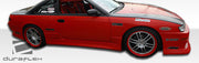 1995-1998 Nissan 240SX S14 Duraflex V-Speed Side Skirts Rocker Panels - 2 Piece