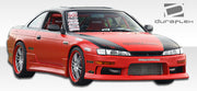 1997-1998 Nissan 240SX S14 Duraflex V-speed 2 Body Kit - 4 Piece - Includes V-Speed 2 Front Bumper Cover (103563)V-Speed Rear Bumper Cover (101650) V-Speed Side Skirts Rocker Panels (101651)