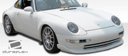 1995-1998 Porsche 911 Carrera 993 C2 C4 Targa Duraflex Club Sport Front Lip Under Spoiler Air Dam - 3 Piece