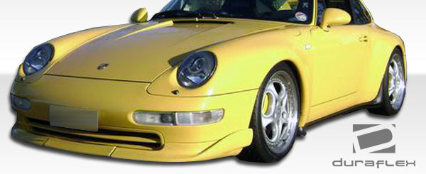 1995-1998 Porsche 911 Carrera 993 C2 C4 Targa Duraflex Club Sport Front Lip Under Spoiler Air Dam - 3 Piece