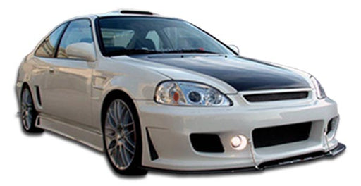1996-1998 Honda Civic 2dr / 4DR Duraflex B-2 Body Kit - 4 Piece - Includes B-2 Front Bumper Cover (101735) B-2 Side Skirts Rocker Panels (105537) B-2 Rear Bumper Cover (105538)