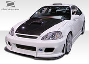 1999-2000 Honda Civic 2dr / 4DR Duraflex B-2 Body Kit - 4 Piece - Includes B-2 Front Bumper Cover (102086) B-2 Side Skirts Rocker Panels (105537) B-2 Rear Bumper Cover (105538)