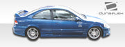 1996-2000 Honda Civic 2DR / HB Duraflex Bomber Side Skirts Rocker Panels - 2 Piece