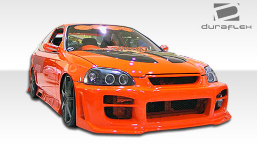 1999-2000 Honda Civic Duraflex R34 Front Bumper Cover - 1 Piece