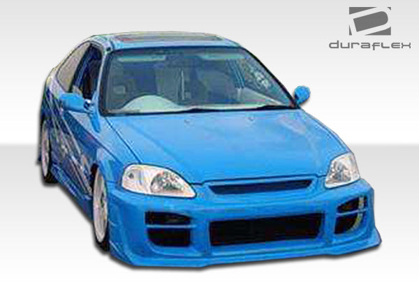 1999-2000 Honda Civic Duraflex R34 Front Bumper Cover - 1 Piece