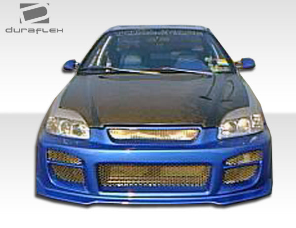 1996-1998 Honda Civic Duraflex R34 Front Bumper Cover - 1 Piece