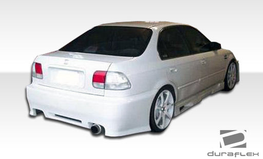 1996-1998 Honda Civic 2DR Duraflex R34 Body Kit - 4 Piece - Includes R34 Front Bumper Cover (101776) Spyder Rear Bumper Cover (101744) Spyder Side Skirts Rocker Panels (101720)