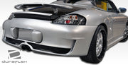 1997-2004 Porsche Boxster 986 Duraflex Turbo Look Body Kit - 4 Piece - Includes Turbo Look Front Bumper Cover (107075) Maston Side Skirts Rocker Panels (104993) Maston Rear Bumper Cover (104994)