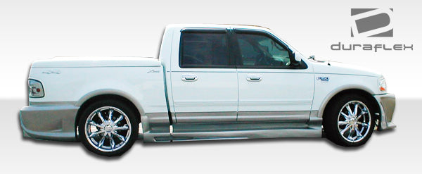 1997-2003 Ford F-150 4DR Extended Cab Duraflex Cobra R Body Kit - 4 Piece - Includes Cobra R Front Bumper Cover (108045) Platinum Side Skirts Rocker Panels (101816) Platinum Rear Bumper Cover (101815)