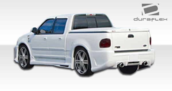 1997-2003 Ford F-150 Duraflex Platinum Body Kit - 4 Piece - Includes Platinum Front Bumper Cover (101822) Platinum Rear Bumper Cover (101815) Platinum Side Skirts Rocker Panels (101816)