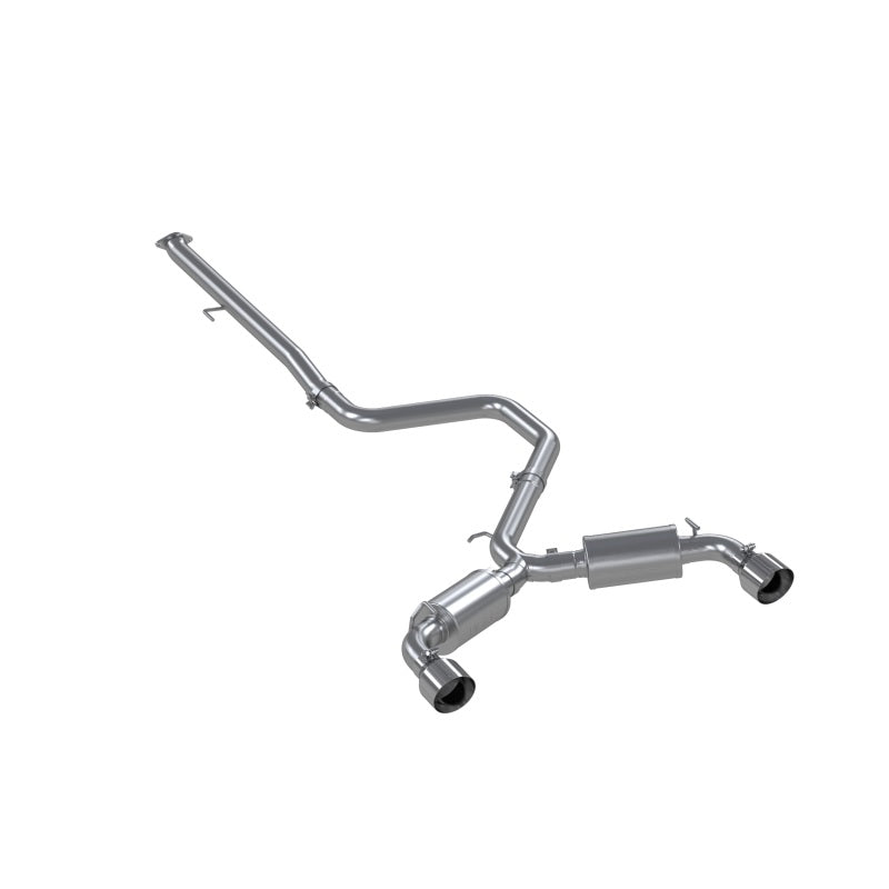MBRP 2019+ Hyundai Veloster N 2.0L Turbo 3in Cat Back - Acier aluminisé - Embout T304