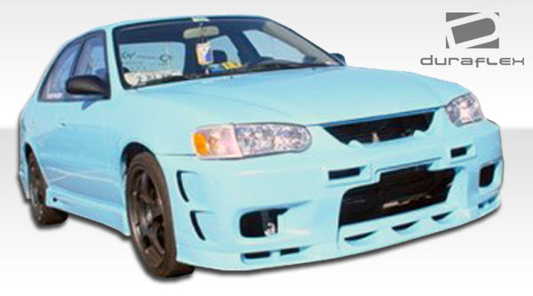 1993-2002 Toyota Corolla Geo Prizm Duraflex Bomber Side Skirts Rocker Panels - 2 Piece