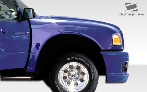 1998-2011 Ford Ranger Duraflex 4.5" Off Road Bulge Front Fenders - 2 Piece