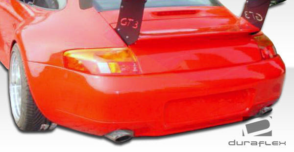 1999-2001 Porsche 911 Carrera 996 C2 C4 Duraflex GT3-R Look Wide Body Rear Bumper Cover - 1 Piece