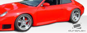 1999-2001 Porsche 911 Carrera 996 C2 C4 Duraflex GT3-R Look Wide Body Side Skirts Rocker Panels - 2 Piece