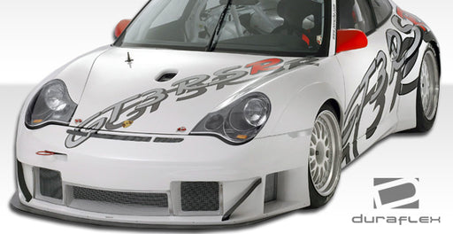 2002-2004 Porsche 911 Carrera 996 C2 C4 Duraflex GT3 RSR Look Wide Body Front Bumper Cover - 1 Piece