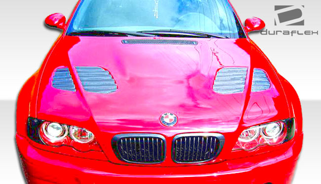  2001-2006 BMW M3 E46 E46 2DR Duraflex GTR Look Hood - 1 Piece