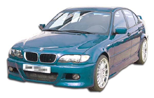 1999-2005 BMW 3 Series 4DR E46 Duraflex M3 Look Body Kit - 4 Piece - Includes M3 Style Front Bumper Cover (102057) R-1 Rear Bumper Cover (102062) R-1 Side Skirts Rocker Panels (102451)