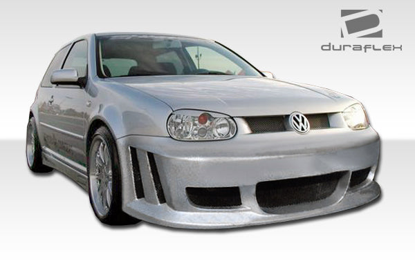 1999-2005 Volkswagen Golf GTI Duraflex Piranha 2 Body Kit - 4 Piece - Includes Piranha 2 Front Bumper Cover (103428) Piranha Side Skirts Rocker Panels (102196) Piranha Rear Bumper Cover (103120)