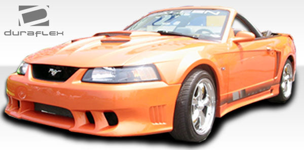 1999-2004 Ford Mustang Duraflex Colt Body Kit - 4 Piece - Includes Colt Front Bumper Cover (102077) Colt Rear Bumper Cover (102079) Colt Side Skirts Rocker Panels (102080)