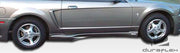 1999-2004 Ford Mustang Duraflex Cobra R Body Kit - 4 Piece - Includes Cobra R Front Bumper Cover (102072) KR-S Rear Bumper Cover (102479) KR-S Side Skirts Rocker Panels (102478)