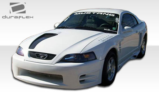 1999-2004 Ford Mustang Duraflex Cobra R Body Kit - 4 Piece - Includes Cobra R Front Bumper Cover (102072) KR-S Rear Bumper Cover (102479) KR-S Side Skirts Rocker Panels (102478)