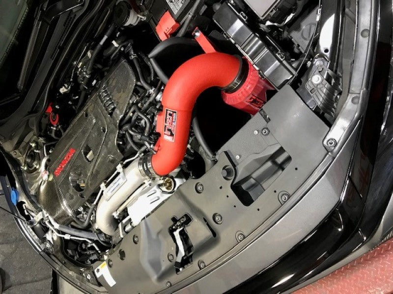 Admission d'air court Injen 17-19 Honda Civic Type R 2.0T rouge froissé