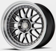 Aodhan AH02 Hyper Black w/ Machined Lip