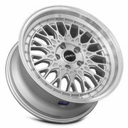 Vors AR1 18x8.5 5x110 (Custom Drill) Silver Machine Face Lip Chrome Rivet