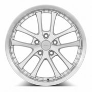 Vors AR5 17x8 5x110 (Custom Drill) Silver Machine Face Lip Chrome Rivet