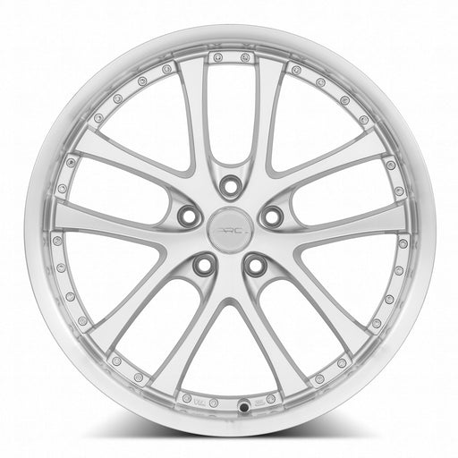Vors AR5 19x8.5 5x108 (Custom Drill) Silver Machine Face Lip Chrome Rivet