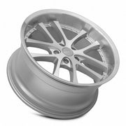 Vors AR5 19x9.5 5x108 (Custom Drill) Silver Machine Face Lip Chrome Rivet