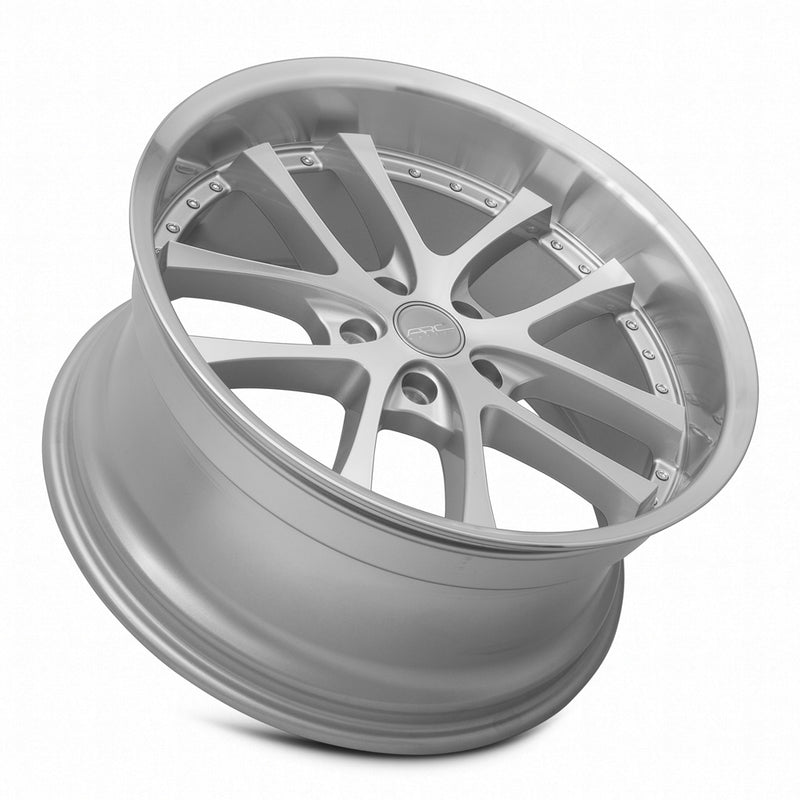 Vors AR5 19x9.5 5x108 (Custom Drill) Silver Machine Face Lip Chrome Rivet