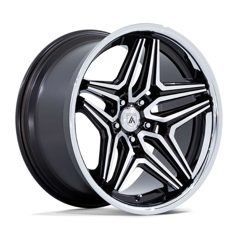 Asanti Black AB046 DUKE GLOSS BLACK MACHINED