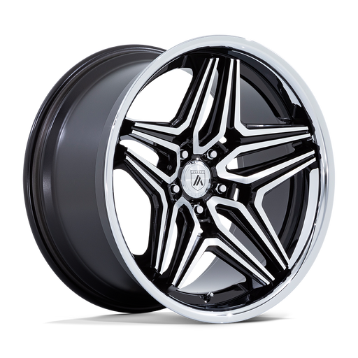 Asanti Black AB046 DUKE GLOSS BLACK MACHINED