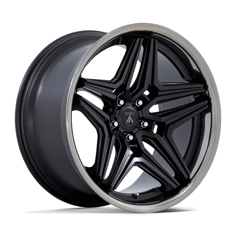 Asanti Black AB046 DUKE SATIN BLACK WITH DDT LIP